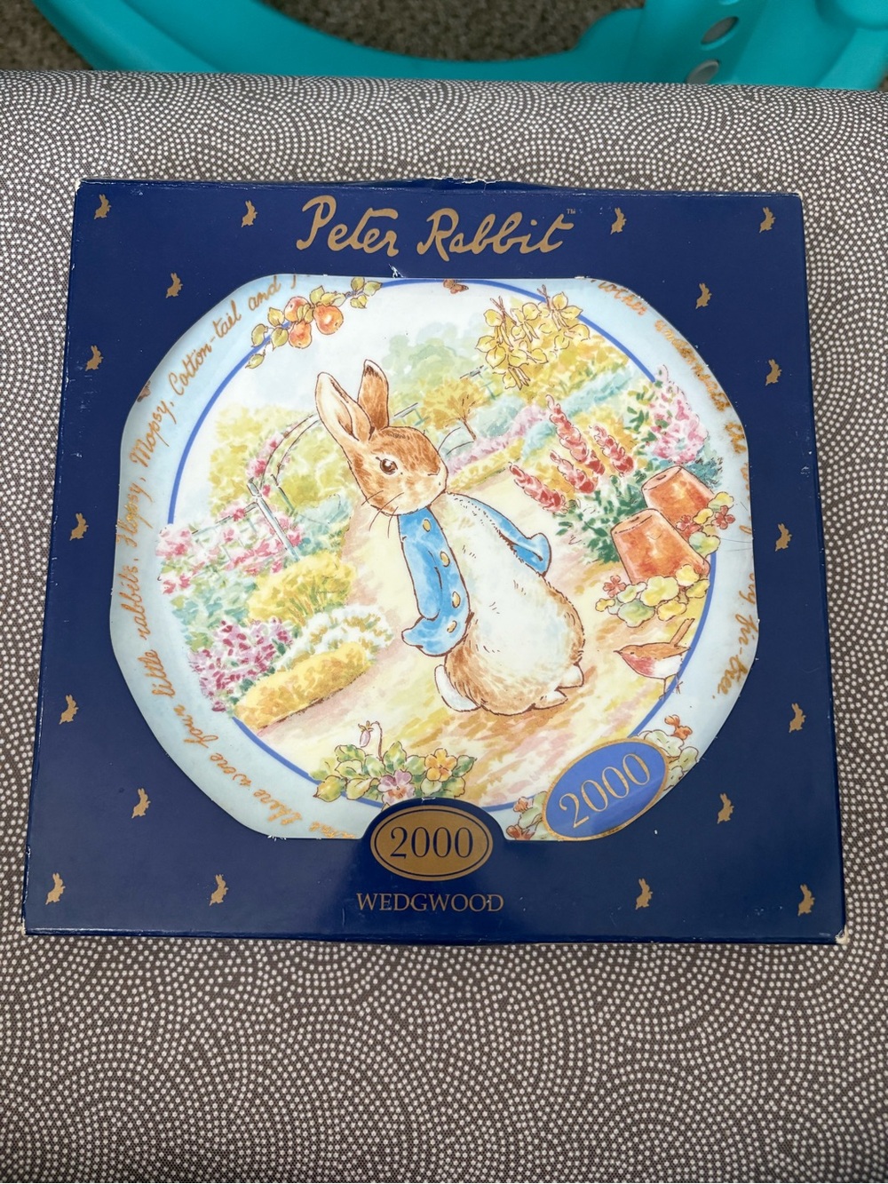 Peter Rabbit Collector Plate (Backstamp Visible)